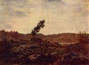 Theodore Rousseau Barbizon landscape, France oil painting artist